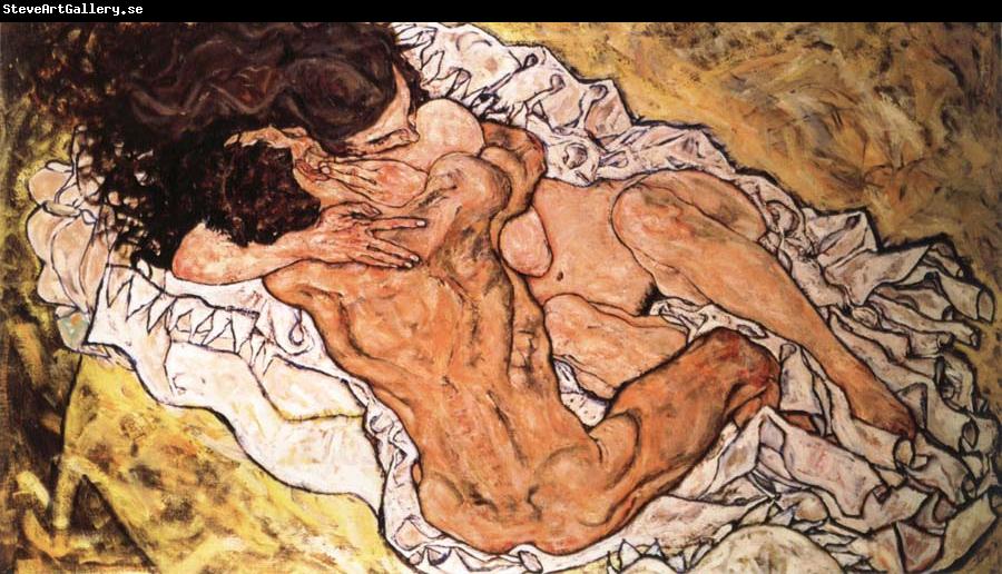 Egon Schiele the embrace
